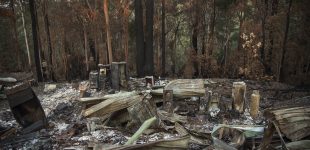 Bushfire-ravaged Qld community struggling